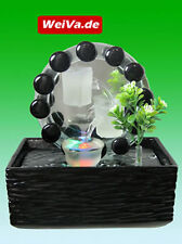 WeiVa Feng Shui Keramik - Glas Zimmerbrunnen mit LED Beleuchtung 516 Model 2017