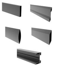 MUSTER Aluminium Zaun Lamelle Sichtschutzzaun Anthrazit Gartenzaun 100mm