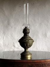 Alte Petroleumlampe mit Glaszilinder & Brenner Matador