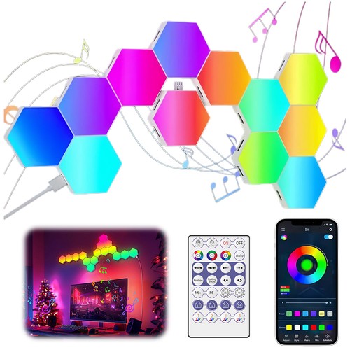 12x rgb hexagon panel - rgb,