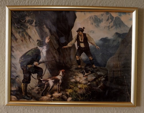 Schönes altes wandbild - schönes,