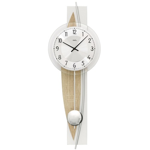 Ams w7455 pendelwanduhr mit - ams,