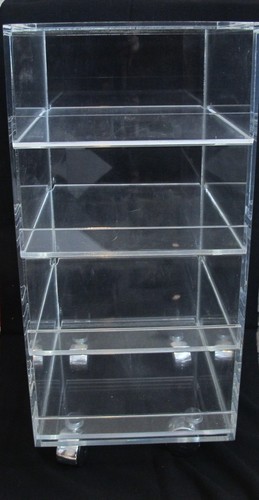 Vintage acrylglas rollwagen - vintage,