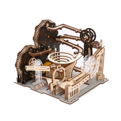Kugelbahn holzpuzzle - kugelbahn, 3d