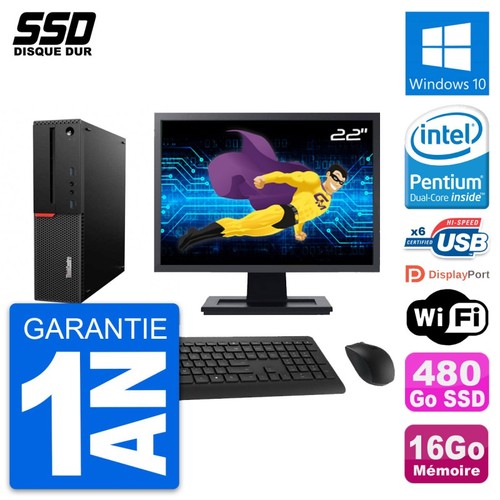 Lenovo m700 sff - pc, bildschirm