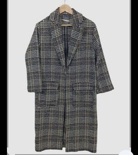 Karierter Mantel oversized