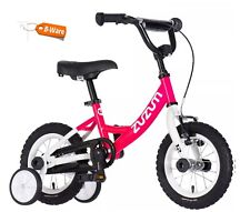 12 Zoll Kinderfahrrad mit Rücktritt für Kinder ab 2 Jahre, pink-weiß, B-WARE