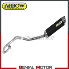 Komplett Auspuff Arrow Street Thunder Alum Schwarz Yamaha Wr 125 R 2009 > 2012