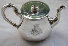 Teekanne aus Adelsbesitz um 1900. Silber 800. Hessenberg , Gewicht-500 gr.