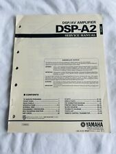 Service Manual-Anleitung für Yamaha DSP-A2