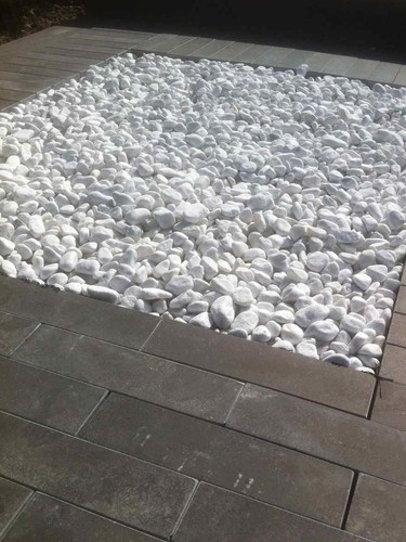 Carrara marmor kies 40mm - marmor,