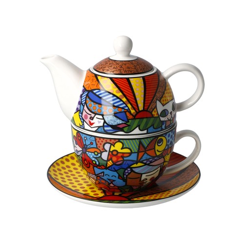 Goebel teekanne und tasse - goebel,