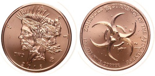 Medaille kupfer - 1, oz