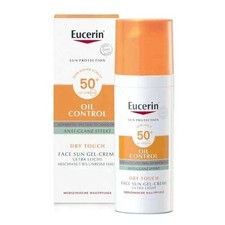 50ML Eucerin Oil Control Tinted Face Sun Gel-Creme SPF 50+ Hell Dry Touch DE