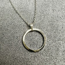 Kette Edelstahl Ring rund 45