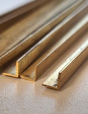 5x5 mm L-Profil Messing Winkel profil gefräst