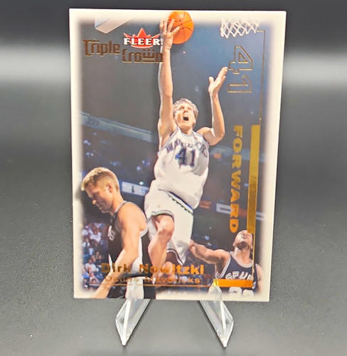 Fleer dirk nowitzki triple - dirk,
