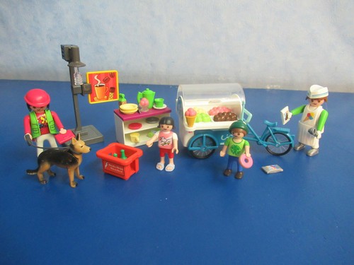 Cafe fahrrad eisstand figuren - fahrrad,