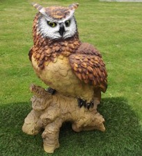 Gartenfigur eule uhu - eule, cm