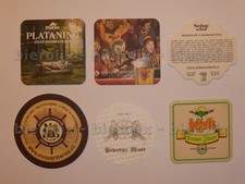 6 Bierdeckel Tschechische Republik | Czech Republic  #18748