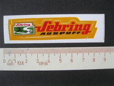 Sebring AUSPUFF Sticker Aufkleber Reklame Werbung