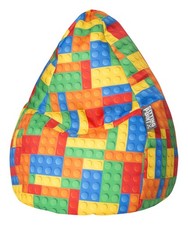 Kindersitzsack Bricks L ca