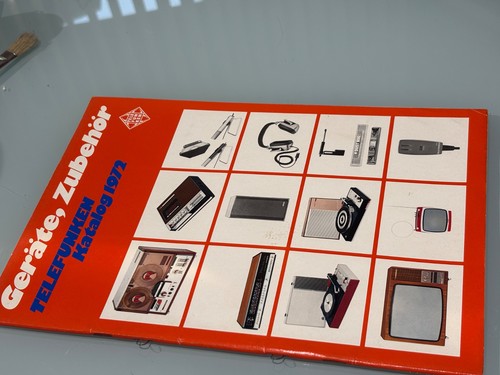 Vintage telefunken katalog - telefunken,