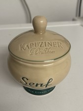Kapuziner Weißbier Senf Behälter - Keramik - Neu - Bier - Kulmbach - Weizen