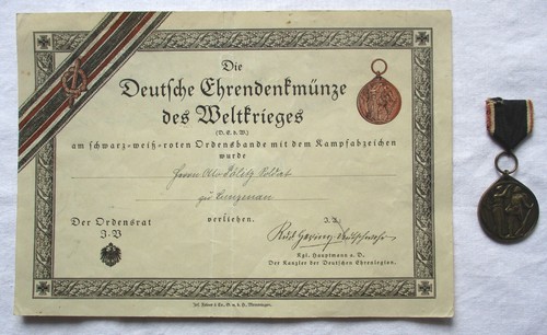 Deutsche ehrendenkmünze des - deutsche,
