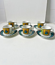 Rosenthal Studio Line Love Story Demitasse 6er Set Espressotassen und Untertassen