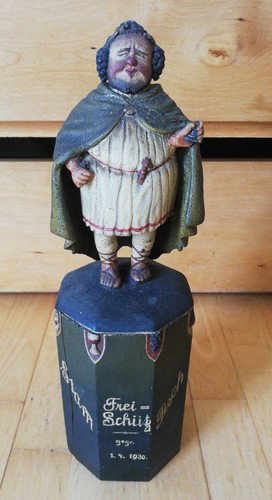 Schöne holzfigur bayer - bayer, m