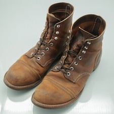 RED WING SHOES 8085 IRON RANGER Herren Schuhe braun EU 47 leather UK 12, US 13