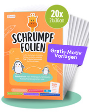 Schrumpffolien zum Bemalen 20x
