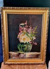 Gemälde Stillleben Blumen in