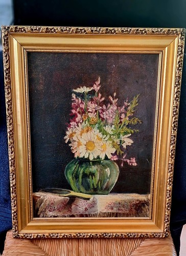 Gemälde stillleben blumen - gemälde,