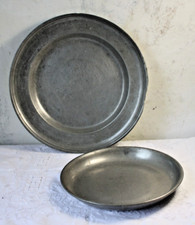 sehr grosser  Zinnteller  plus