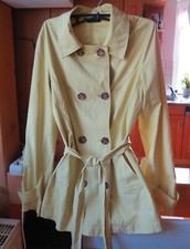 Trenchcoat Gr. S Hellgelb