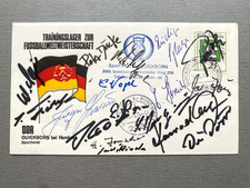 DDR WM 1974 (16x signiert)