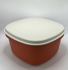 Tupperware  Thermo-Duo Siebservierer Joghurtbereiter Auftauen Rotbraun/ Beige *