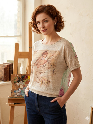 Nostalgie jugendstil shirt - nostalgie,