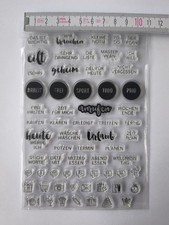 Silikonstempel Scrapbooking