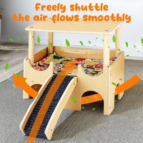 Hamster haus aus holz - haus,