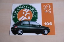 208248) Peugeot 106 - Roland Garros - Prospekt 07/1993