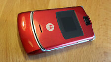 Motorola RAZR V3 Red Klapphandy ohne Vertrag 36 Monate Gewähr