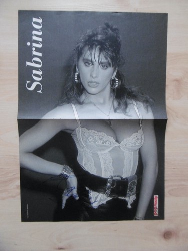 Sabrina salerno autogramme - sabrina,
