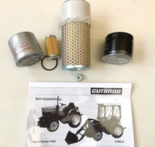 Set Filter Dieselfilter Luftfilter Betriebsanleitung für Gutbrod 4200 Allrad