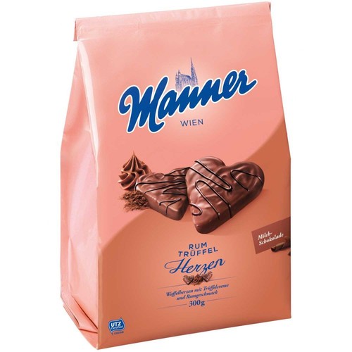 Manner rum trüffel herzen - rum,