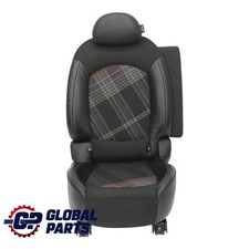 Mini R61 Sport Sitz Stoff Leder Hot Cross Carbon Schwarz Hinten Rechts Sitz