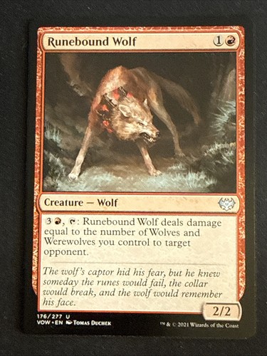 Runebound wolf - wolf, (176)