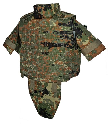 Schutzweste sk1 flecktarn - schutzweste,